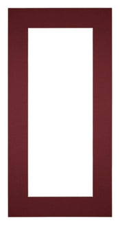 Passe-Partout Photo Frame Size 45x80 cm - Photo Size 40x55 cm - Wine Red