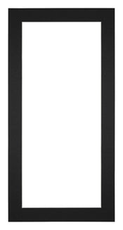 Passe-Partout Photo Frame Size 20x40 cm - Photo Size 13x18 cm - Black