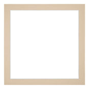 Passe-Partout Photo Frame Size 50x50 cm - Photo Size 45x45 cm - Beige