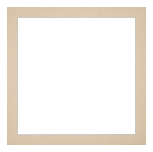 Passe-Partout Photo Frame Size 45x45 cm - Photo Size 40x40 cm - Beige