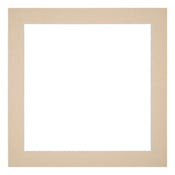 Passe-Partout Photo Frame Size 20x20 cm - Photo Size 13x13 cm - Beige