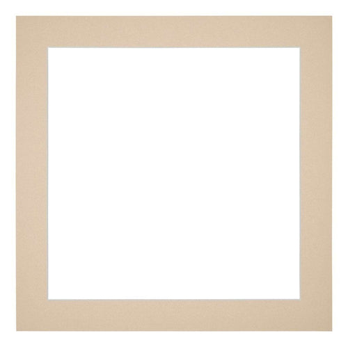 Passe-Partout Photo Frame Size 20x20 cm - Photo Size 13x13 cm - Beige