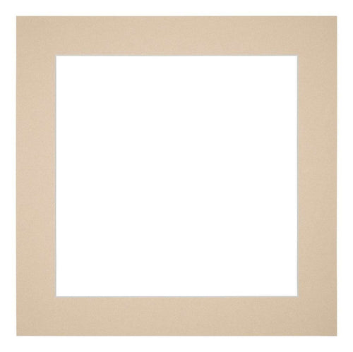 Passe-Partout Photo Frame Size 20x20 cm - Photo Size 10x10 cm - Beige