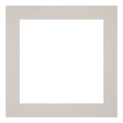 Passe-Partout Photo Frame Size 35x35 cm - Photo Size 25x25 cm - Gray Granite