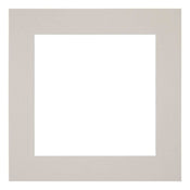 Passe-Partout Photo Frame Size 40x40 cm - Photo Size 20x20 cm - Gray Granite