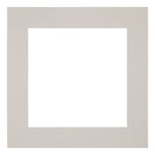 Passe-Partout Photo Frame Size 25x25 cm - Photo Size 13x13 cm - Gray Granite