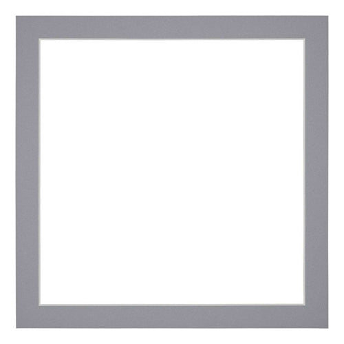 Passe-Partout Photo Frame Size 50x50 cm - Photo Size 45x45 cm - Gray