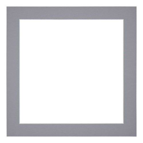 Passe-Partout Photo Frame Size 20x20 cm - Photo Size 13x13 cm - Gray