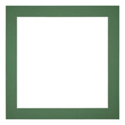 Passe-Partout Photo Frame Size 20x20 cm - Photo Size 13x13 cm - Green Forest