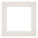 Passe-Partout Photo Frame Size 30x30 cm - Photo Size 15x15 cm - Light Gray