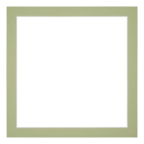 Passe-Partout Photo Frame Size 50x50 cm - Photo Size 45x45 cm - Mint green