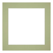 Passe-Partout Photo Frame Size 60x60 cm - Photo Size 50x50 cm - Mint green