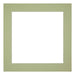 Passe-Partout Photo Frame Size 60x60 cm - Photo Size 50x50 cm - Mint green