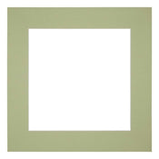 Passe-Partout Photo Frame Size 70x70 cm - Photo Size 55x55 cm - Mint green