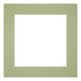 Passe-Partout Photo Frame Size 70x70 cm - Photo Size 55x55 cm - Mint green