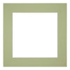 Passe-Partout Photo Frame Size 25x25 cm - Photo Size 13x13 cm - Mint green