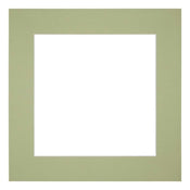 Passe-Partout Photo Frame Size 45x45 cm - Photo Size 30x30 cm - Mint green