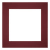 Passe-Partout Photo Frame Size 70x70 cm - Photo Size 55x55 cm - Wine Red