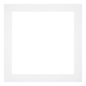 Passe-Partout Photo Frame Size 20x20 cm - Photo Size 13x13 cm - White