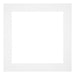 Passe-Partout Photo Frame Size 40x40 cm - Photo Size 30x30 cm - White