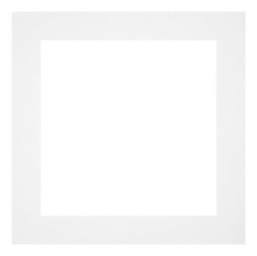 Passe-Partout Photo Frame Size 20x20 cm - Photo Size 10x10 cm - White