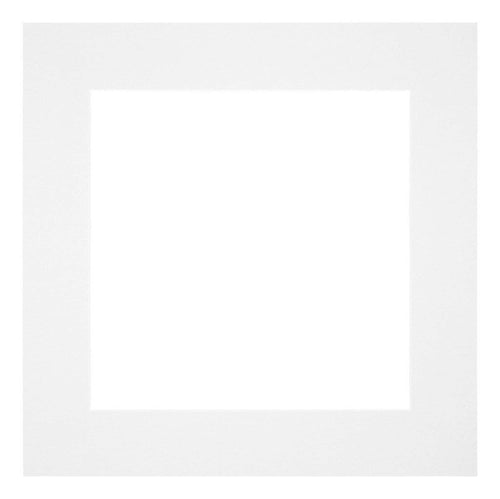 Passe-Partout Photo Frame Size 50x50 cm - Photo Size 30x30 cm - White