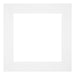 Passe-Partout Photo Frame Size 50x50 cm - Photo Size 30x30 cm - White