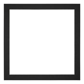 Passe-Partout Photo Frame Size 45x45 cm - Photo Size 40x40 cm - Black