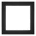 Passe-Partout Photo Frame Size 25x25 cm - Photo Size 15x15 cm - Black