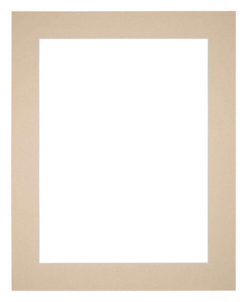 Passe-Partout Photo Frame Size 25x30 cm - Photo Size 15x20 cm - Beige