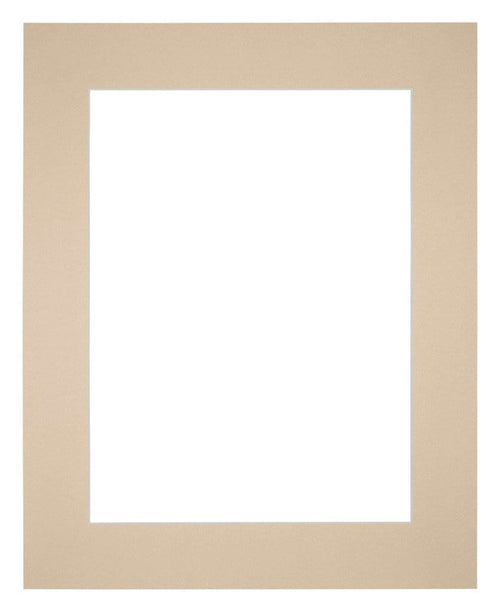 Passe-Partout Photo Frame Size 24x30 cm - Photo Size 13x18 cm - Beige