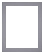 Passe-Partout Photo Frame Size 24x32 cm - Photo Size 18x24 cm - Gray