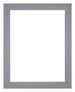 Passe-Partout Photo Frame Size 24x32 cm - Photo Size 18x24 cm - Gray