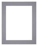 Passe-Partout Photo Frame Size 50x75 cm - Photo Size 40x55 cm - Gray