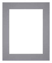 Passe-Partout Photo Frame Size 24x30 cm - Photo Size 13x18 cm - Gray