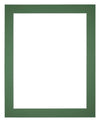 Passe-Partout Photo Frame Size 20x25 cm - Photo Size 9x13 cm - Green Forest