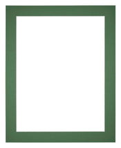 Passe-Partout Photo Frame Size 28x35 cm - Photo Size 20x25 cm - Green Forest