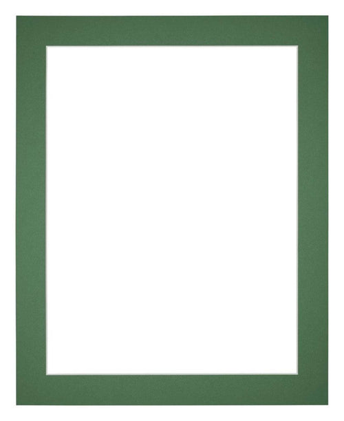 Passe-Partout Photo Frame Size 28x35 cm - Photo Size 20x25 cm - Green Forest