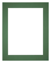 Passe-Partout Photo Frame Size 20x25 cm - Photo Size 10x15 cm - Green Forest