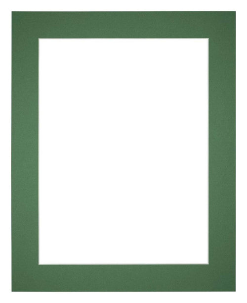 Passe-Partout Photo Frame Size 50x75 cm - Photo Size 40x55 cm - Green Forest