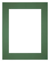 Passe-Partout Photo Frame Size 25x30 cm - Photo Size 13x18 cm - Green Forest