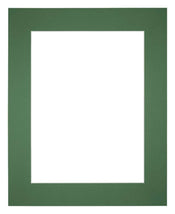 Passe-Partout Photo Frame Size 25x30 cm - Photo Size 13x18 cm - Green Forest