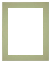 Passe-Partout Photo Frame Size 40x50 cm - Photo Size 30x40 cm - Mint green