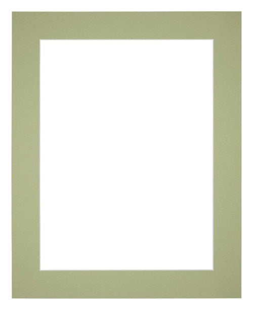 Passe-Partout Photo Frame Size 40x50 cm - Photo Size 30x40 cm - Mint green