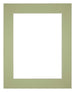 Passe-Partout Photo Frame Size 56x71 cm - Photo Size 45x60 cm - Mint green