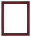 Passe-Partout Photo Frame Size 20x25 cm - Photo Size 9x13 cm - Wine Red