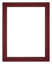 Passe-Partout Photo Frame Size 28x35 cm - Photo Size 20x25 cm - Wine Red