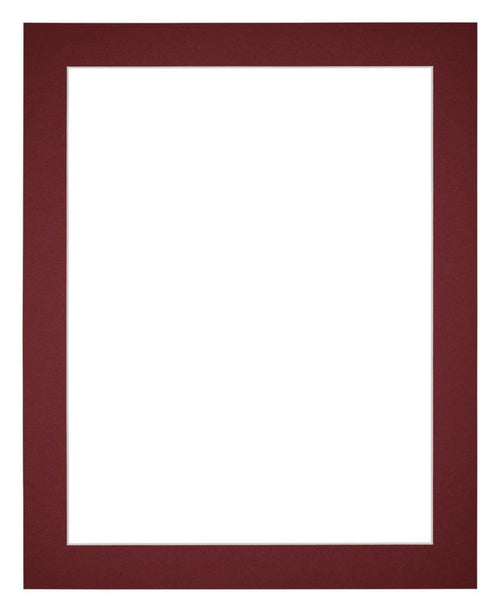 Passe-Partout Photo Frame Size 28x35 cm - Photo Size 20x25 cm - Wine Red