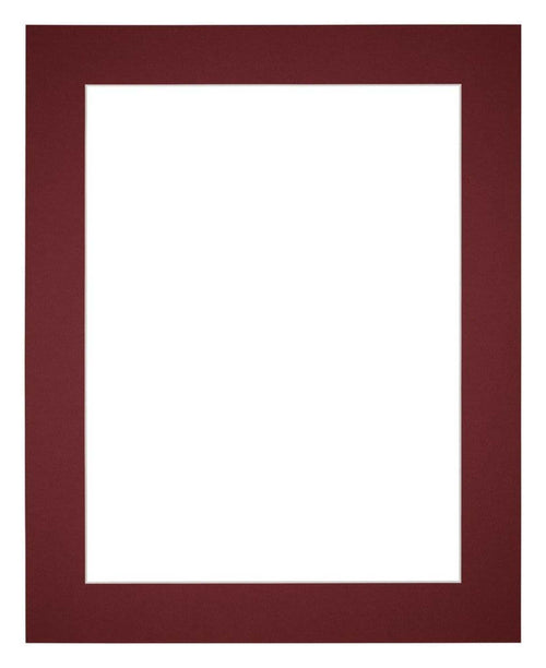 Passe-Partout Photo Frame Size 50x75 cm - Photo Size 40x60 cm - Wine Red
