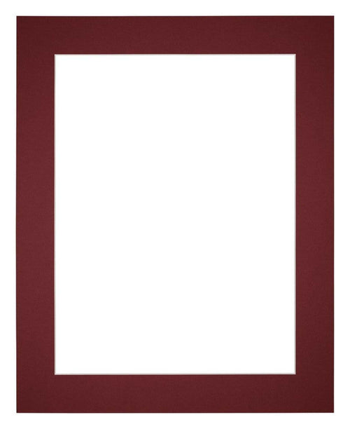 Passe-Partout Photo Frame Size 20x25 cm - Photo Size 10x15 cm - Wine Red